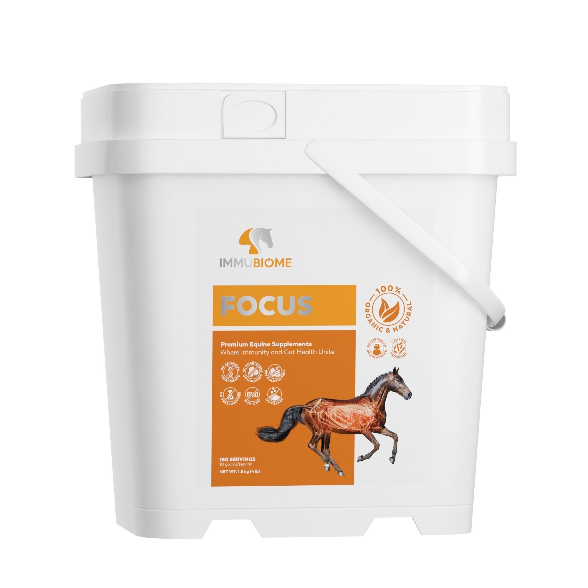 ImmuBiome Focus 1.8kg Horse Supplements